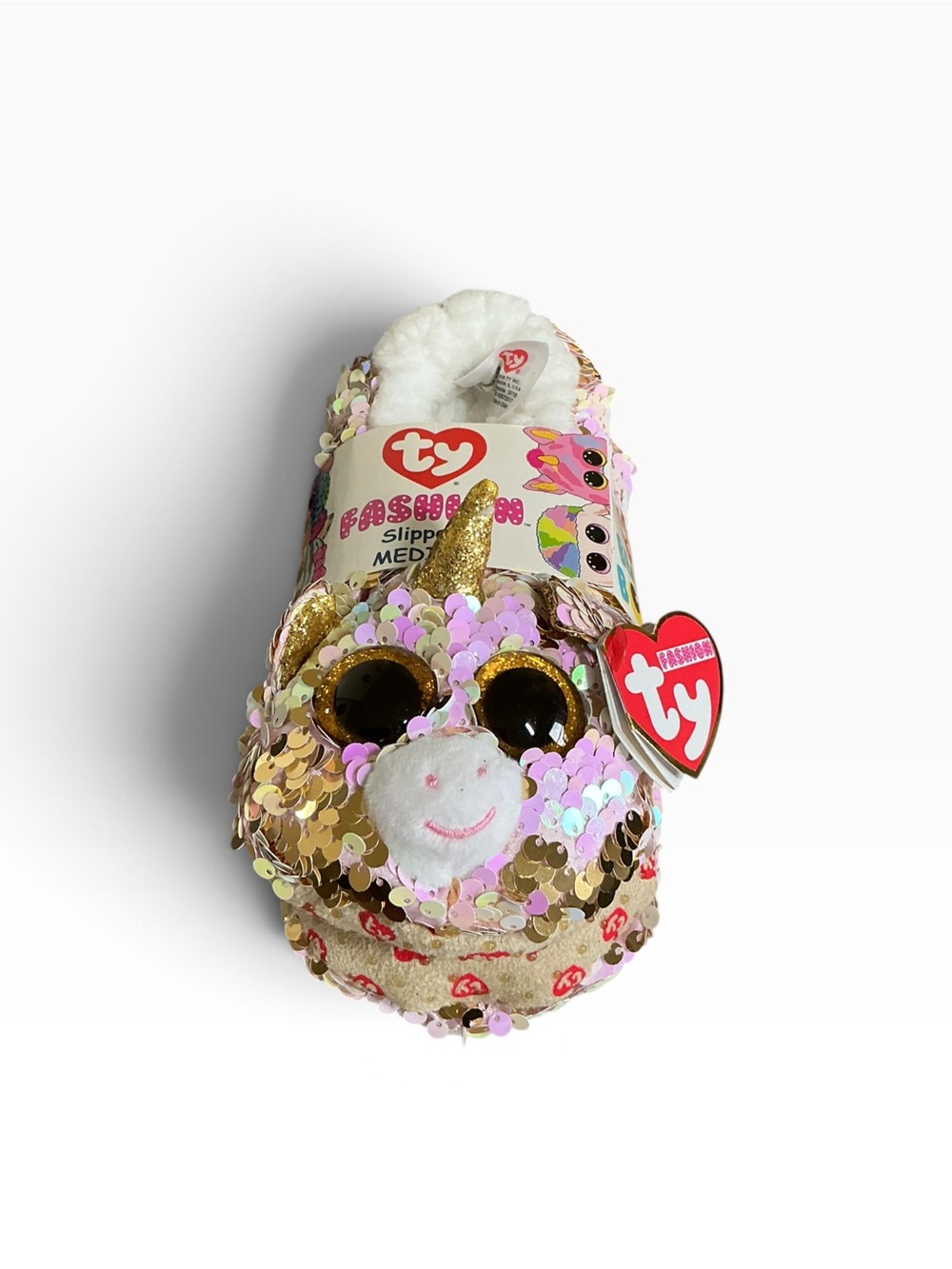 Ty Fashion Collection Sequin Unicorn Slippers - Fantasia